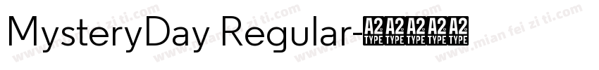 MysteryDay Regular字体转换